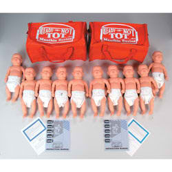 Basic Ready-or-Not Tot® - 10-Pack of White Manikins